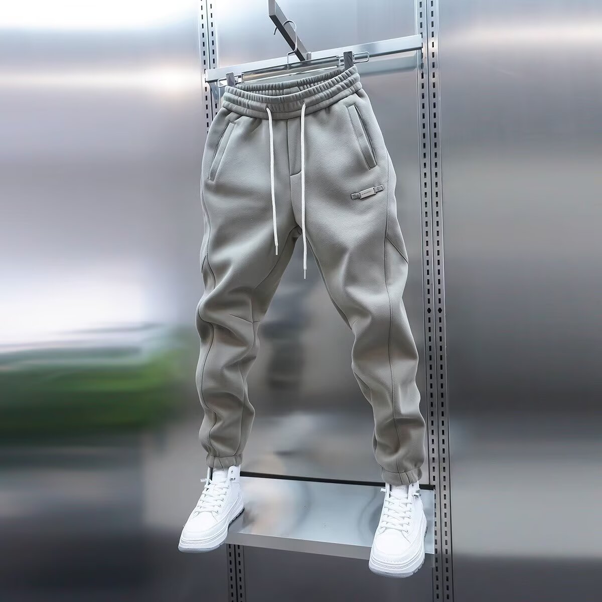Trendy Mens Spring Solid-Color Casual SweatpantsSize M - 3XL