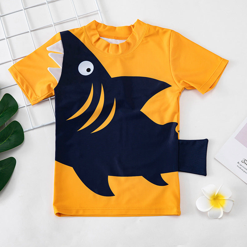 Children's Swimwear Boys Baby Sunscreen Quick-Drying Small, Medium And Big Kids Split Seaside Beach Swimwear