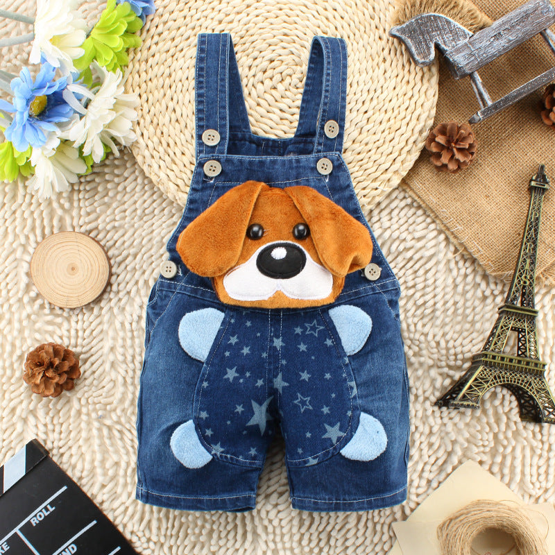 Baby, Toddler summer denim overalls
