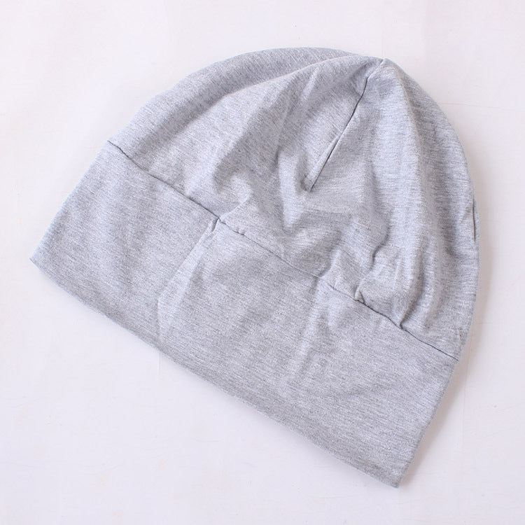 Breathable knitted men's and women's thin night cap