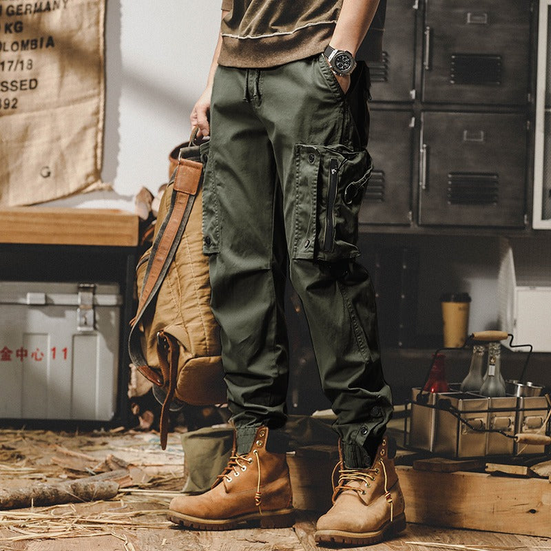 Workwear Pants Men's Straight Functional Outdoor Tactics Casual Pants Size: S - 5XL