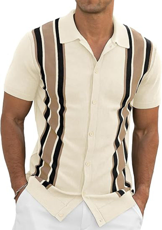 Summer New High-grade Short-sleeved Shirt For Men Size: S,M,L,XL,2XL,3XL,4XL,5XL,6XL