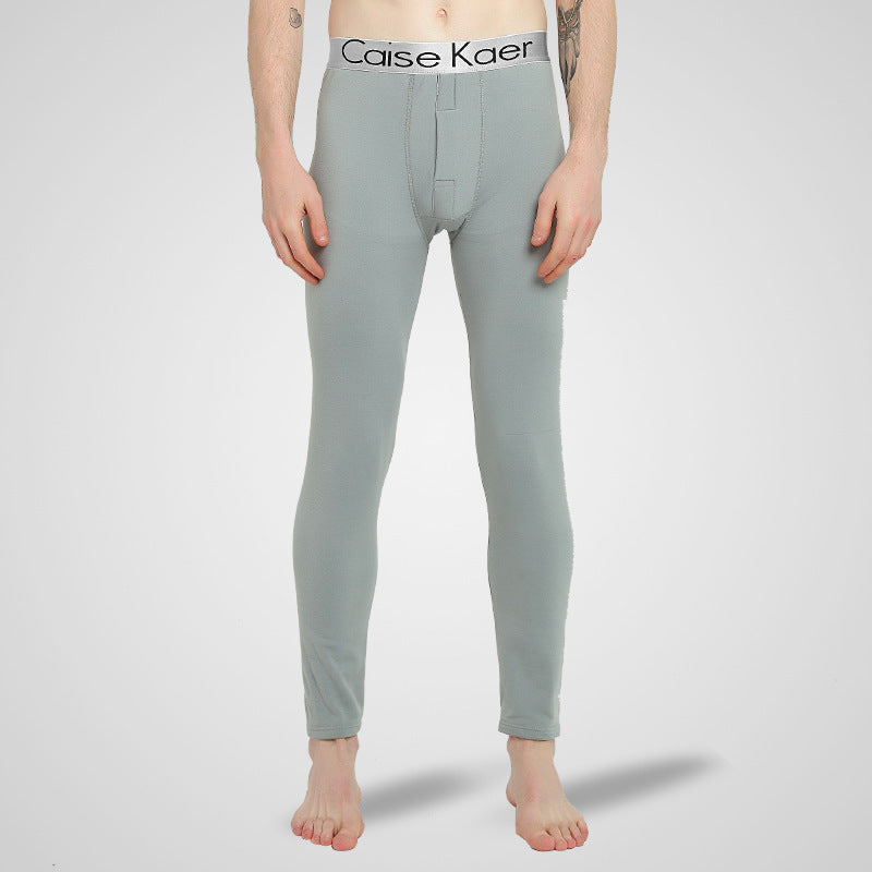 Inner Wear Plus Fleece Tight-fitting Bottoming Ultra-thin Trendy Cropped Underpants Cotton Wool Pants