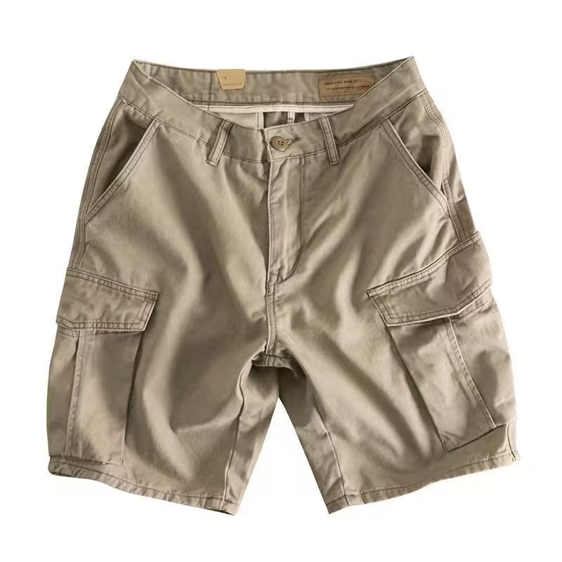 Workwear Casual Men's Loose Summer All-matching Straight Pants Size: S - 4XL