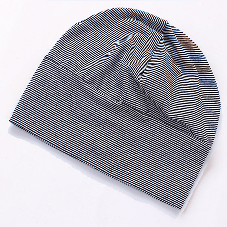 Breathable knitted men's and women's thin night cap