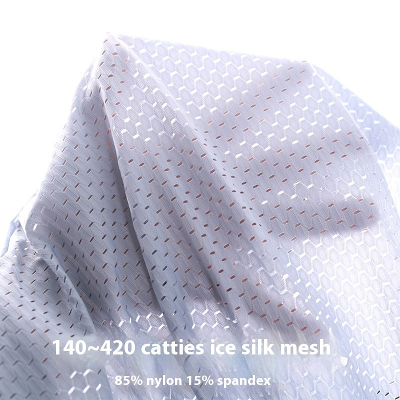 Mesh Ice Silk Underwear Men's Plus Size Boxer