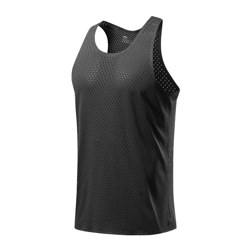 Men's Solid Color Outdoor Quick-drying Breathable Sleeveless Vest