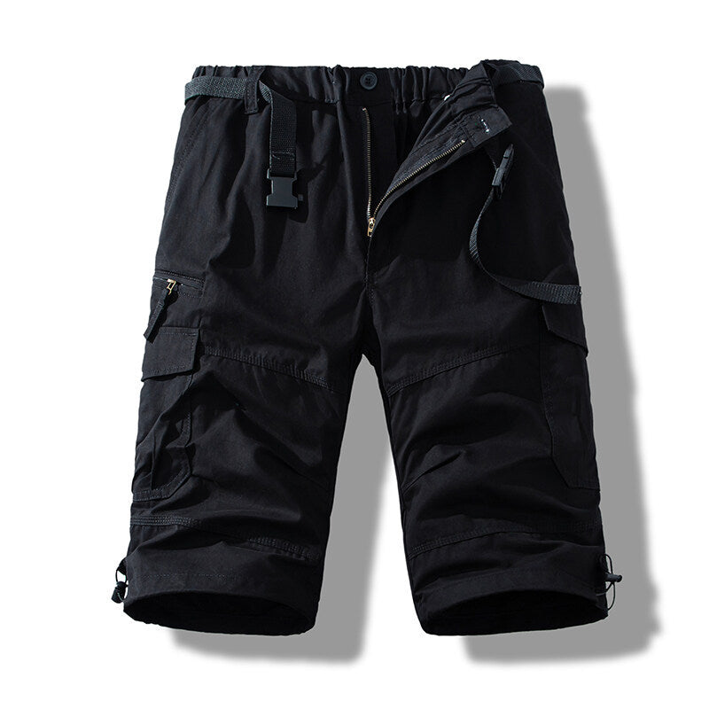 Summer Cotton Thin Cargo Shorts For Men, Size: M - 5XL