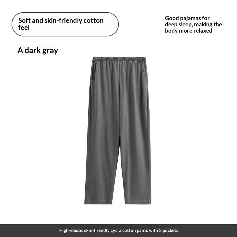 Cotton Loose And Comfortable Home Men's Sleeping Pants Size L - 3XL