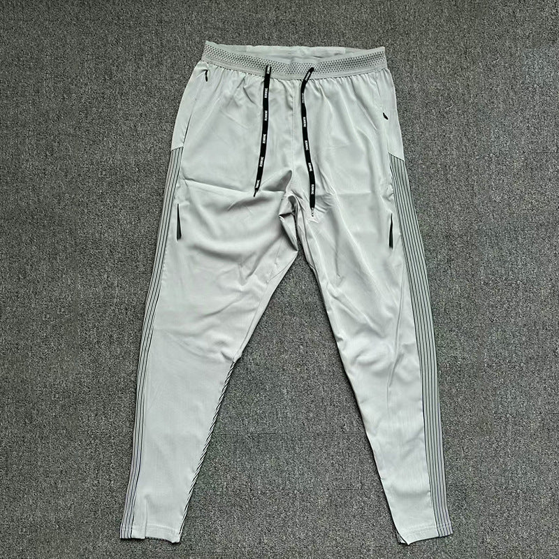 Sports Training Leggings With Long Spliced Panels Quick-drying Fabric Ultra-energetic For Outdoor Activities Size S - XXL