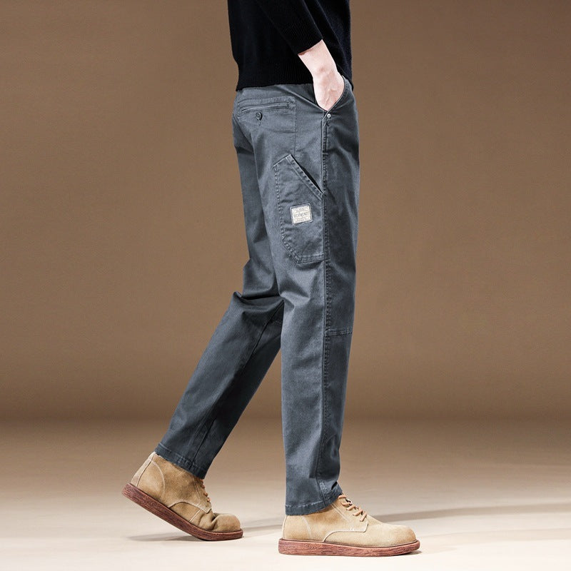 Casual Retro All-matching Pants Male