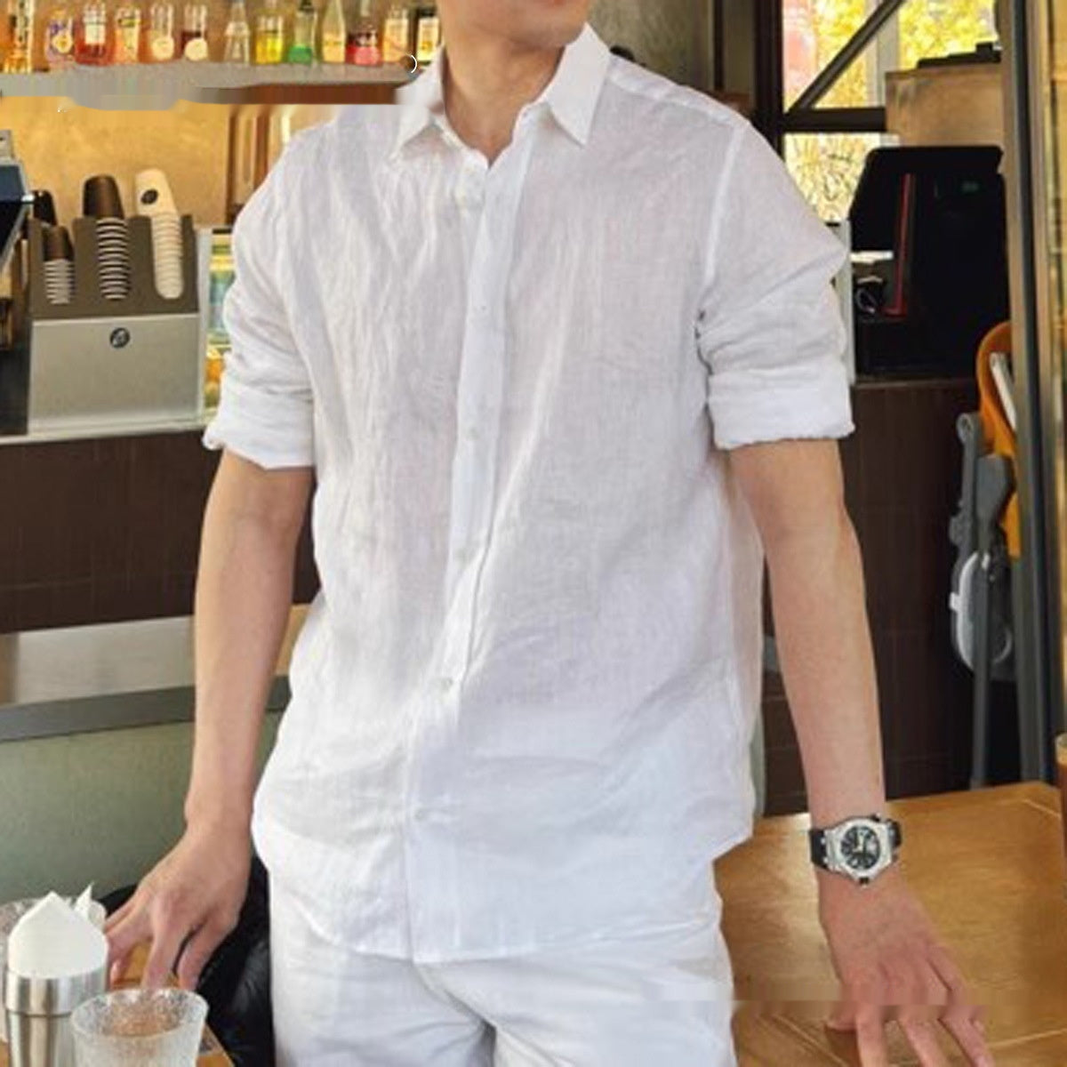 Men's Spring Long Sleeve Shirt