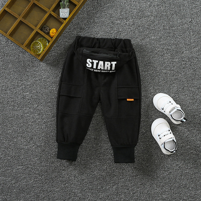 Boy's Western Style Casual Pants Children's Workwear