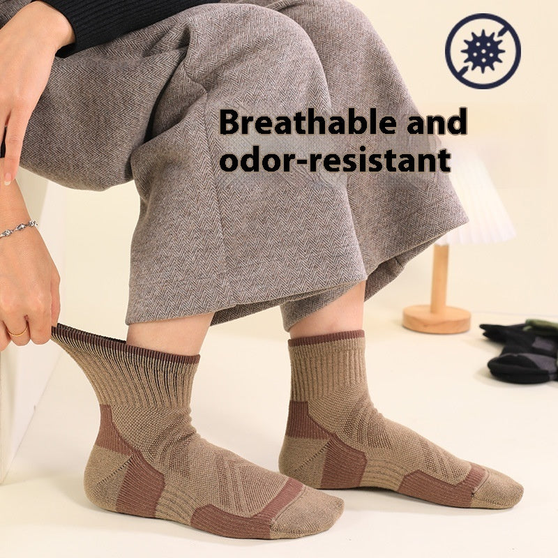 Men's Socks Wool Outdoor Non-slip Wear-resistant Sweat-absorbent Breathable