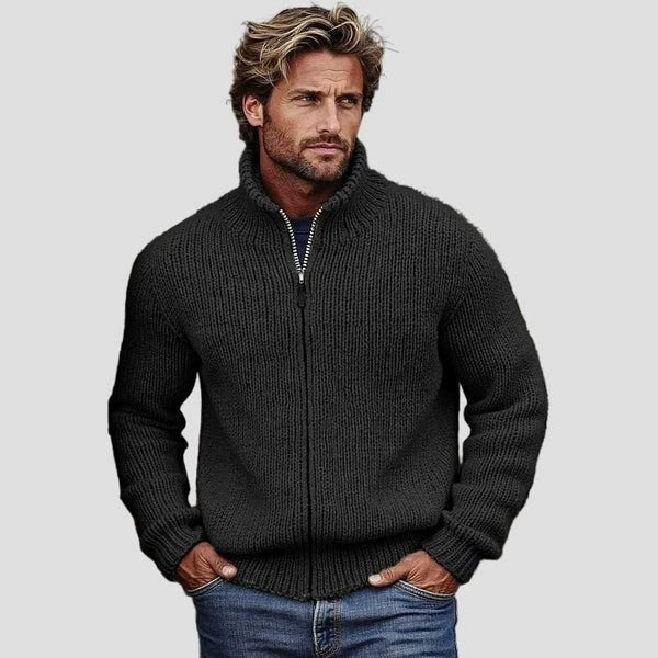 Mens Printed Long-Sleeve Zip-Up Hoodie Top Size: S - 5XL