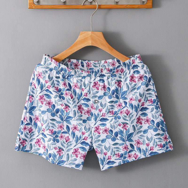 Men's Aro Pants Ice Silk Large Size Underwear Printed Loose