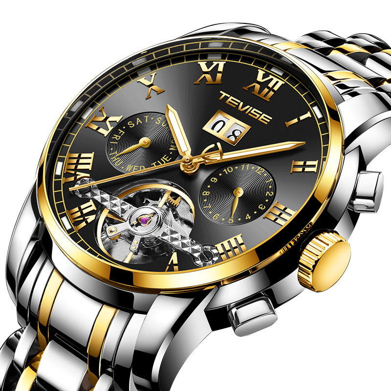 Waterproof Luminous Tourbillon Watch