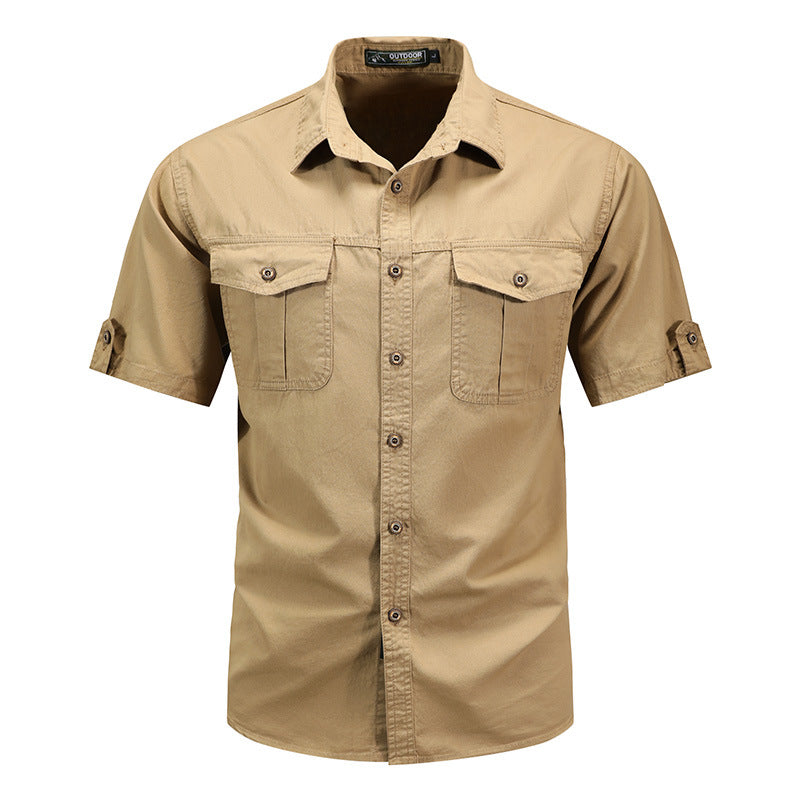 Men Short Sleeve High-end Shirt Size: M, L, XL, XXL, XXL, XXXXL, 5XL
