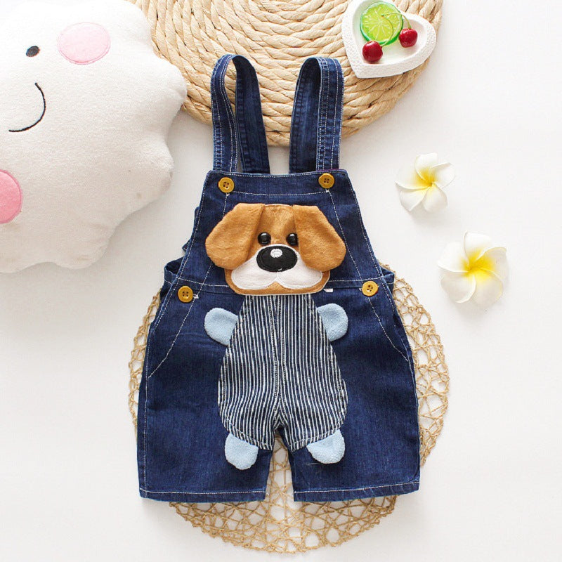 Baby, Toddler summer denim overalls