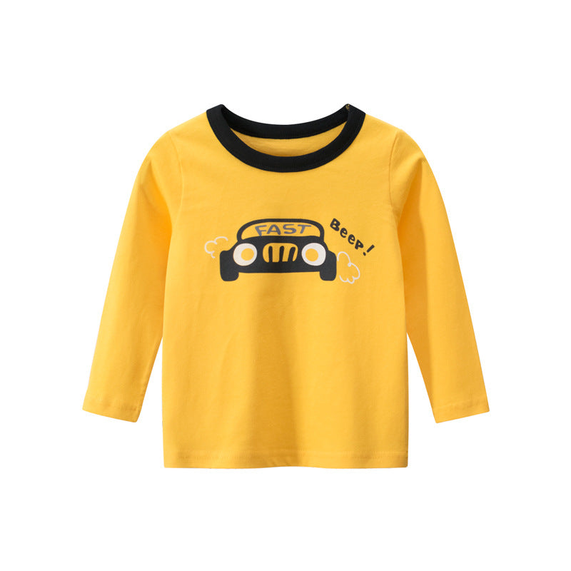 Children's long-sleeved T-shirt bottoming shirt