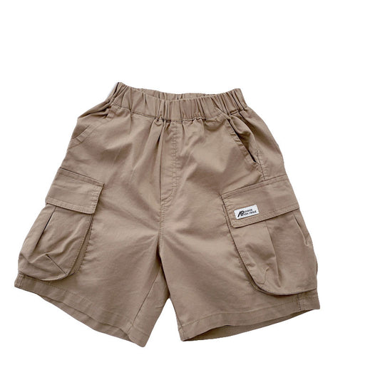 Magic West Children's Summer New Thin Cotton Tooling Shorts Boys Cool Loose Baby Pants