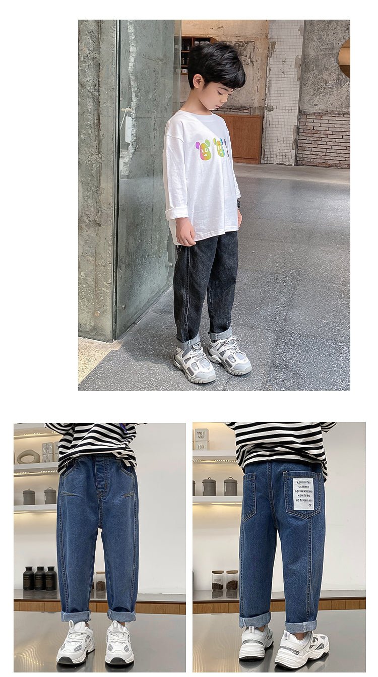 Boys' Jeans Trousers New Children's Clothing, Big Children's Pants