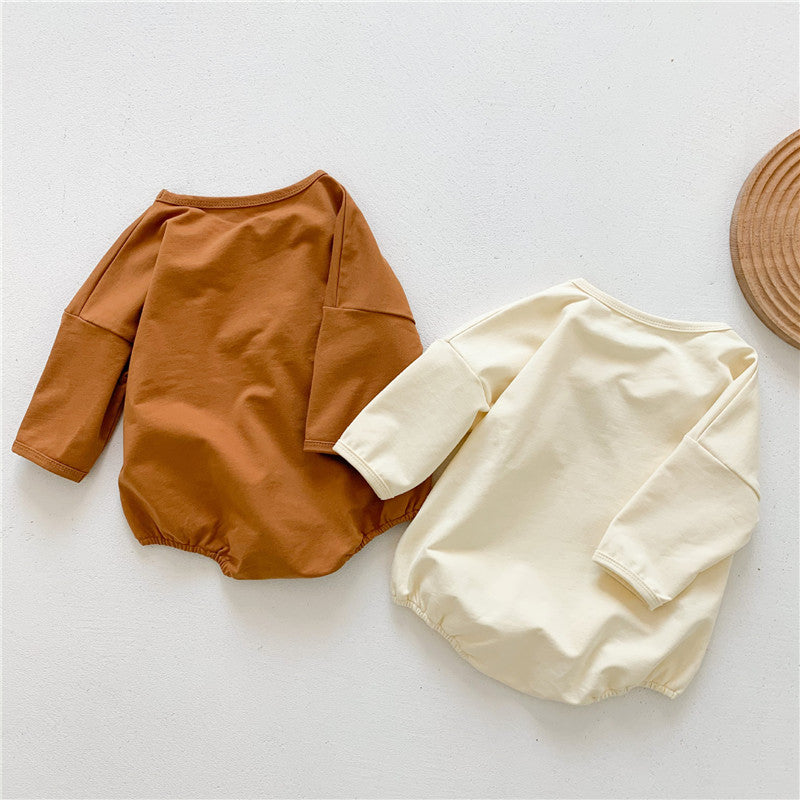 Animal Print Baby One-piece Triangle Climbing Clothes