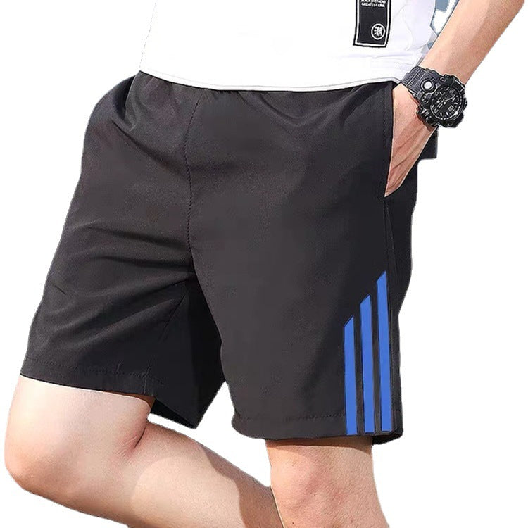 Three-bar Shorts Men's/Youth Sports Pants Quick-drying Stretch Fitness Pants