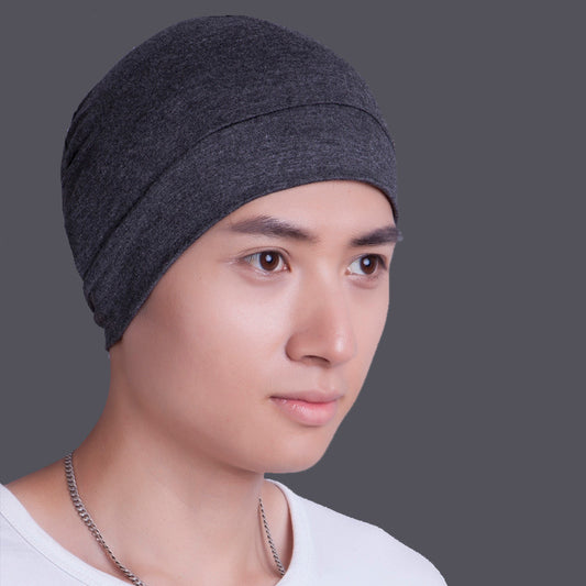 Breathable knitted men's and women's thin night cap