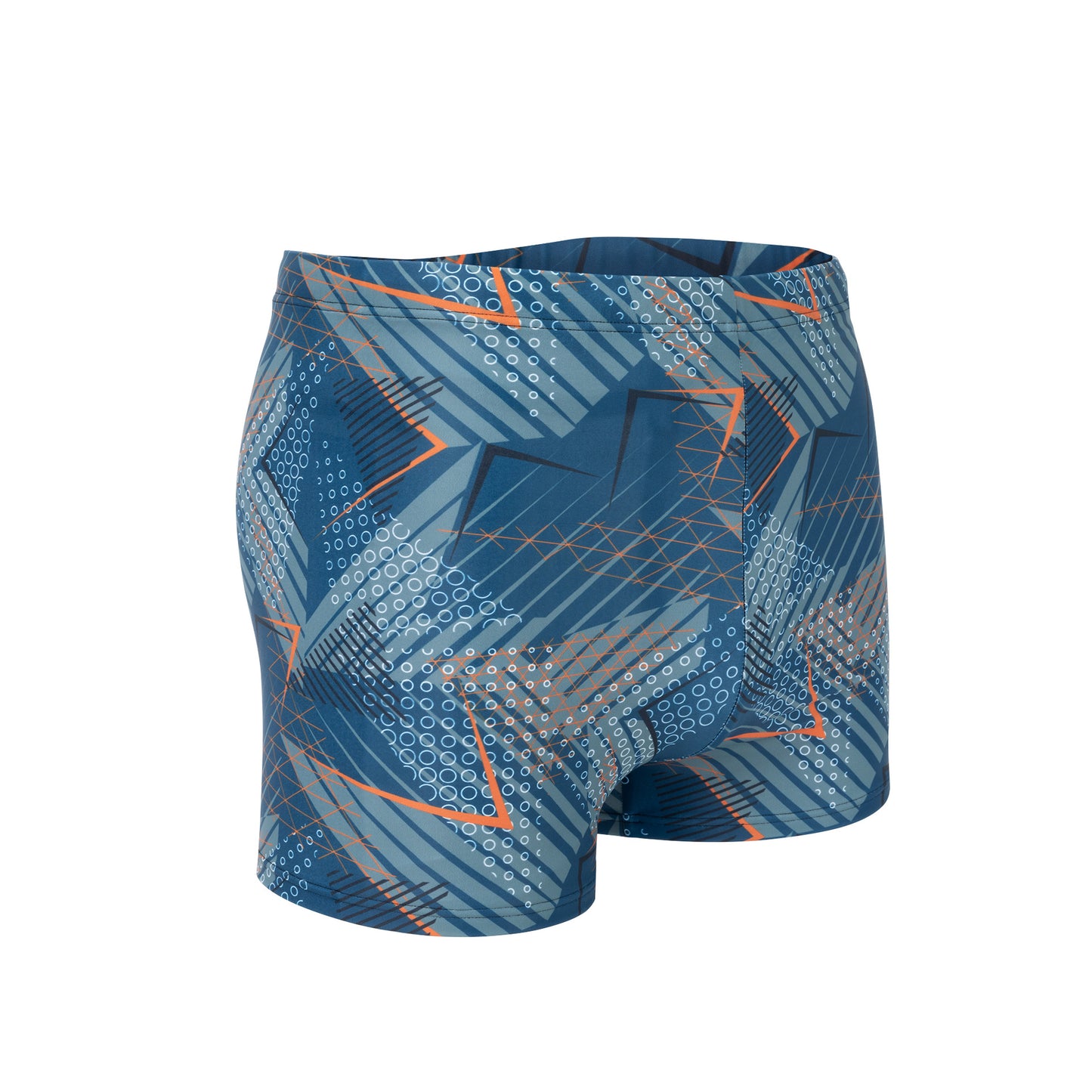 Printing High Elasticity Boxer Plus Size Beach Swim Trunks, Sizes L to 4XL