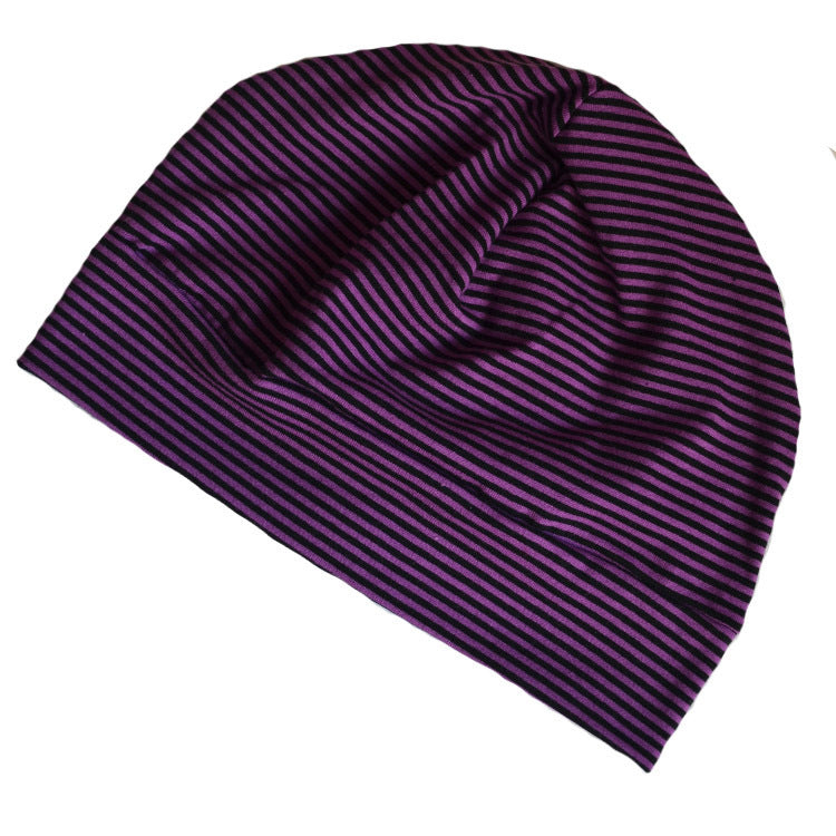 Breathable knitted men's and women's thin night cap
