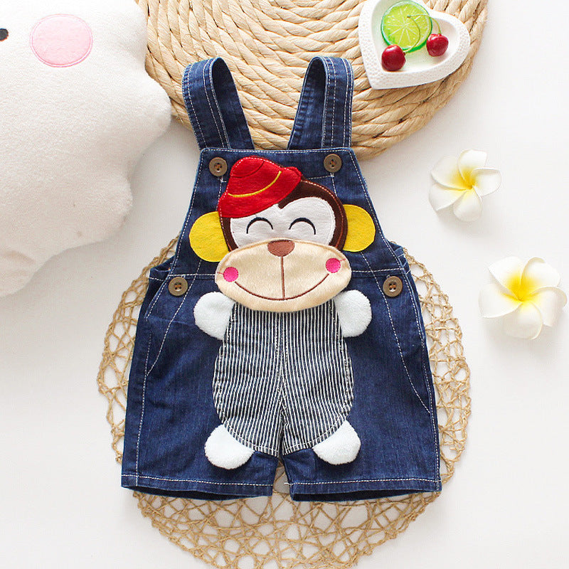 Baby, Toddler summer denim overalls