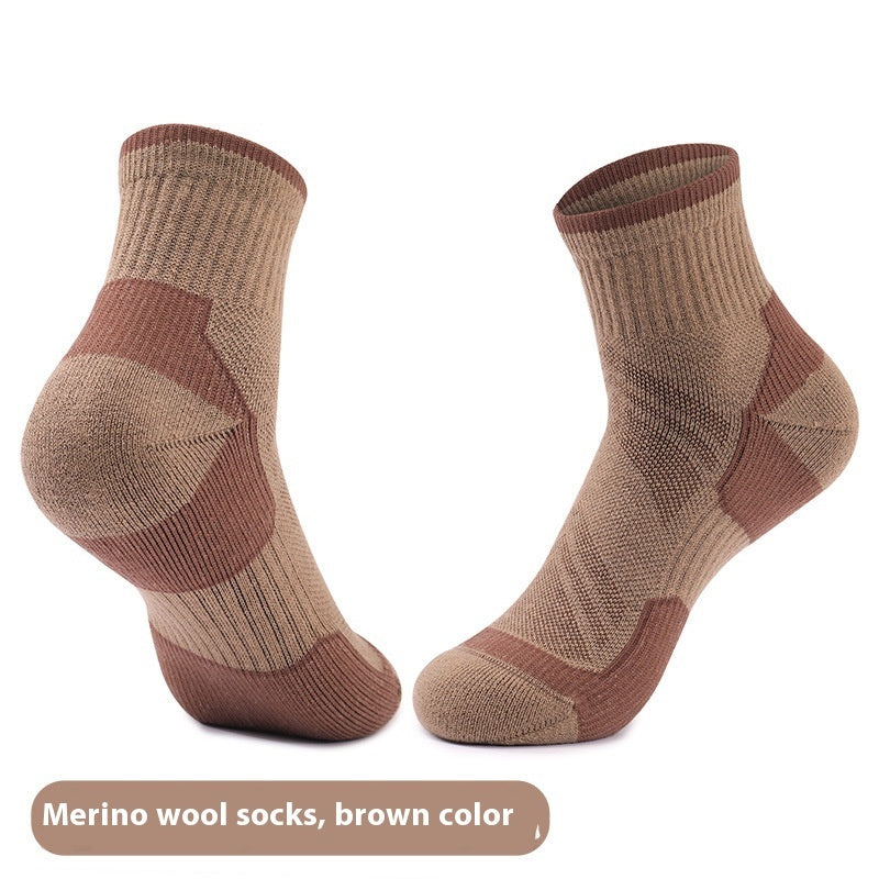 Men's Socks Wool Outdoor Non-slip Wear-resistant Sweat-absorbent Breathable