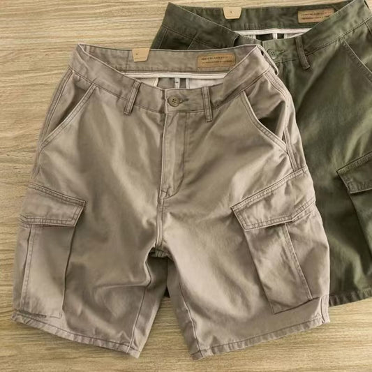 Workwear Casual Men's Loose Summer All-matching Straight Pants Size: S - 4XL