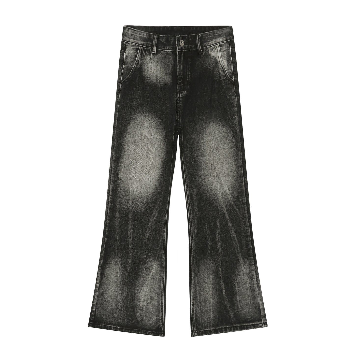 Men's Retro Washed Loose Casual Denim Suit