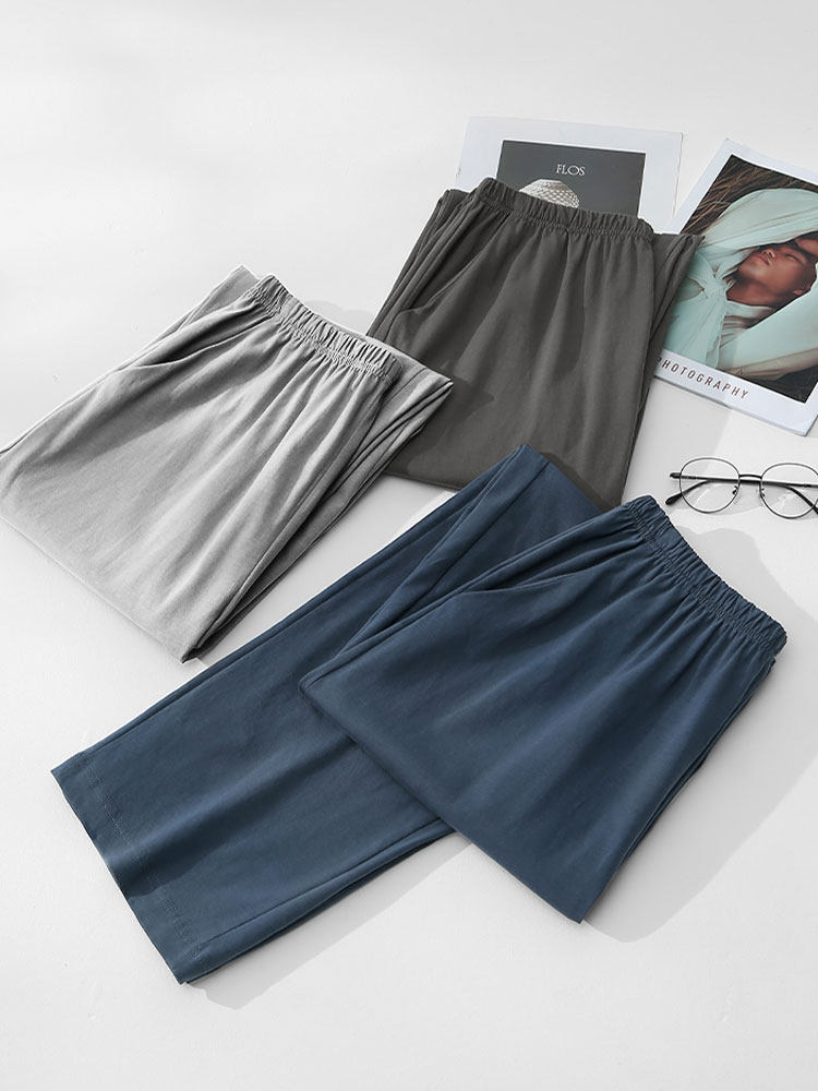 Cotton Loose And Comfortable Home Men's Sleeping Pants Size L - 3XL