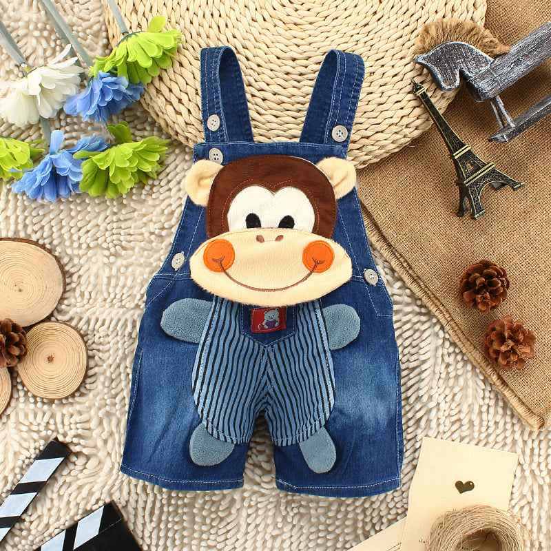 Baby, Toddler summer denim overalls
