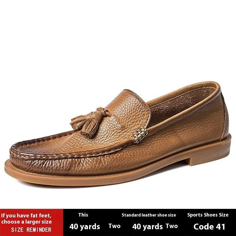 Breathable Men's Genuine Leather England Style