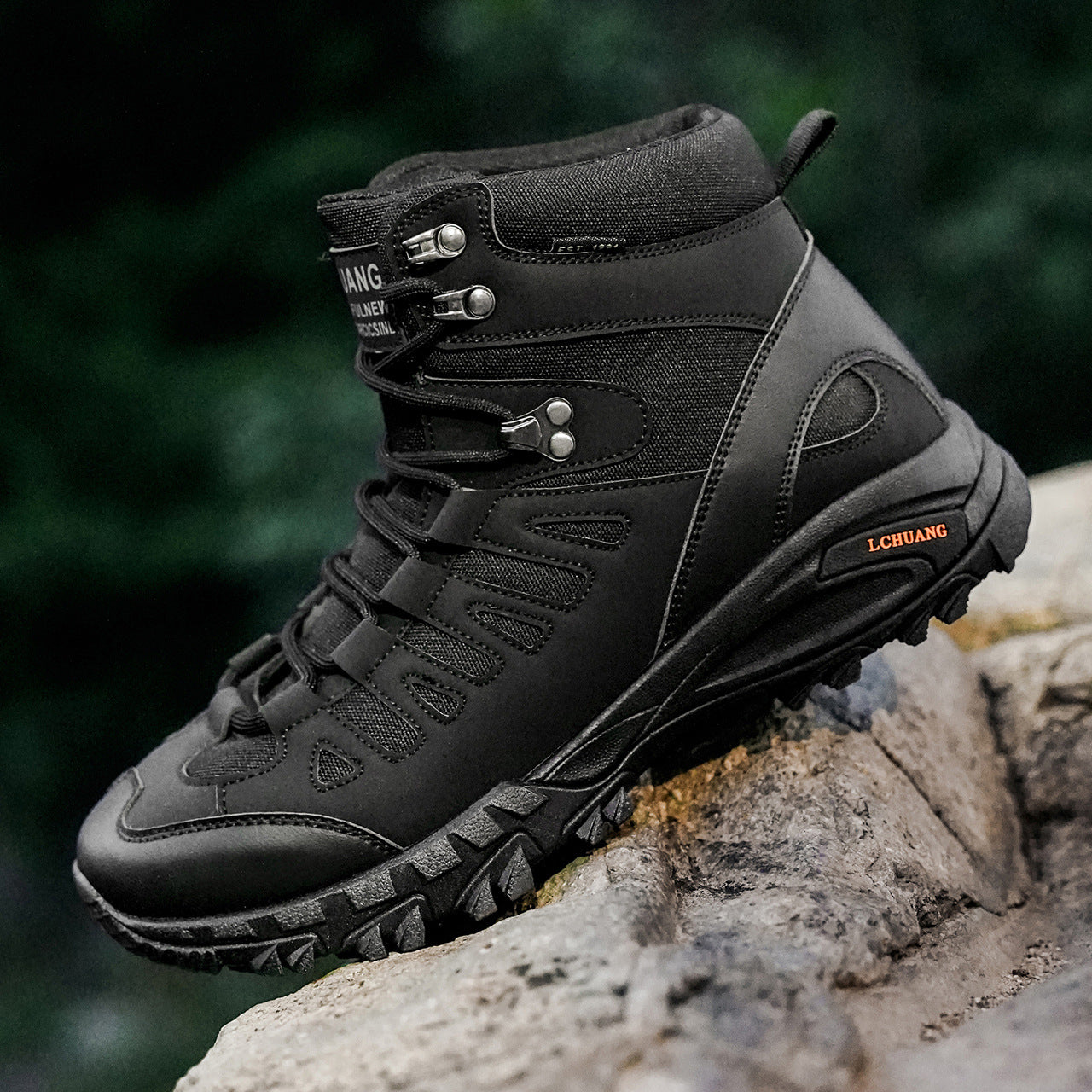 High Top Lace Up Boots For Autumn And Winter