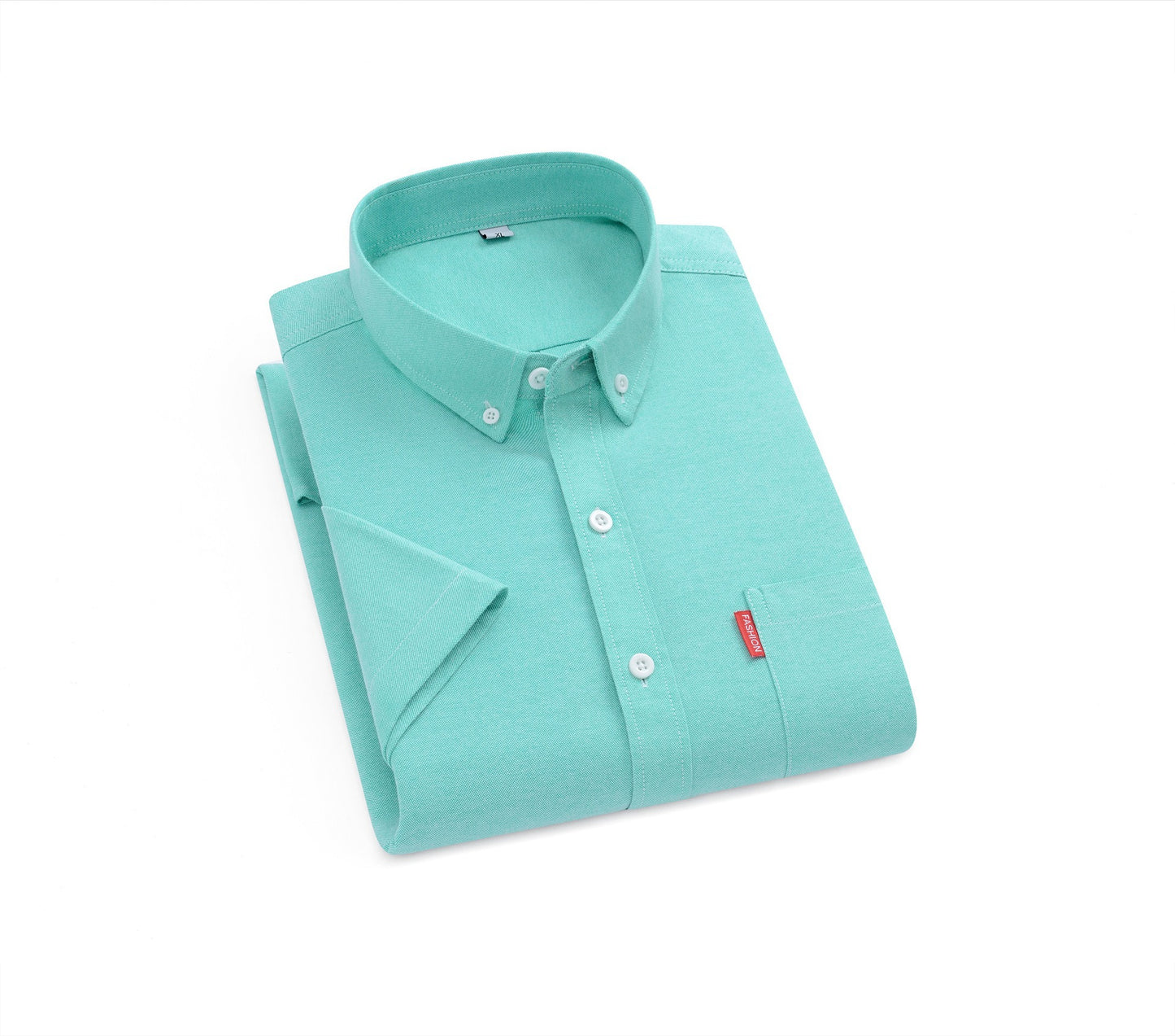 Commuter-style Mens Oxford-cloth Casual Long-sleeve Shirt Size M - 5XL