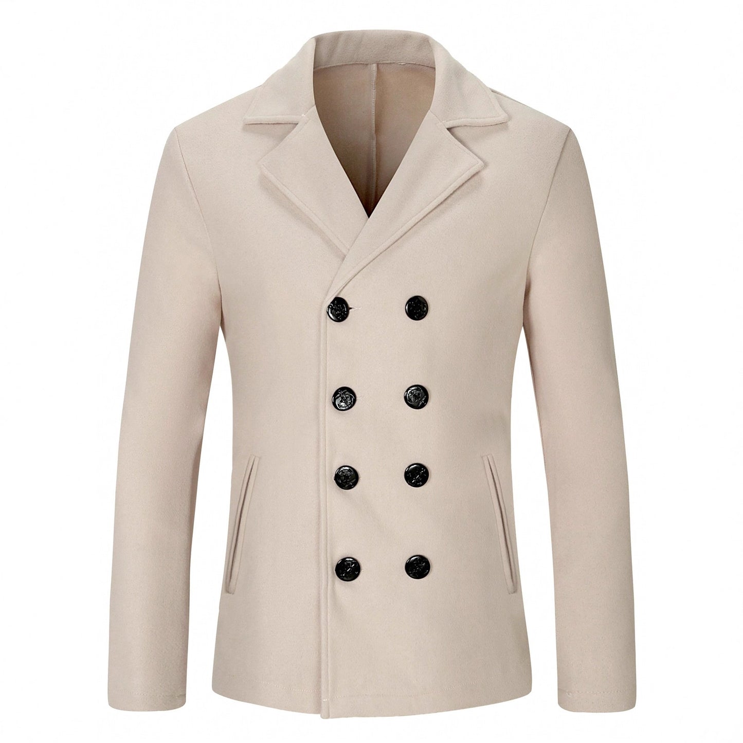 Casual Business Men's Wool Coatovercoat