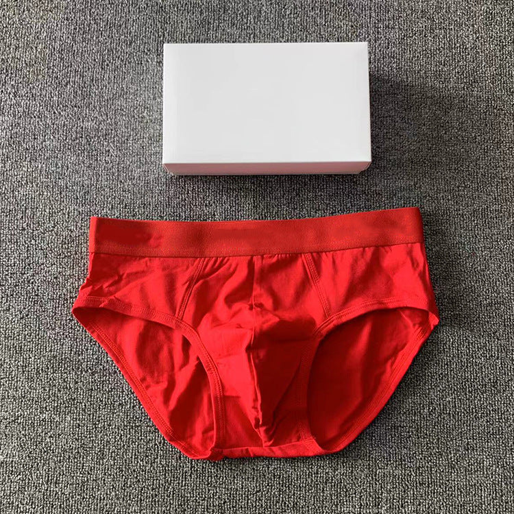 Men's Cotton Boxer Briefs Plus-Size Breathable Underwear For Sports