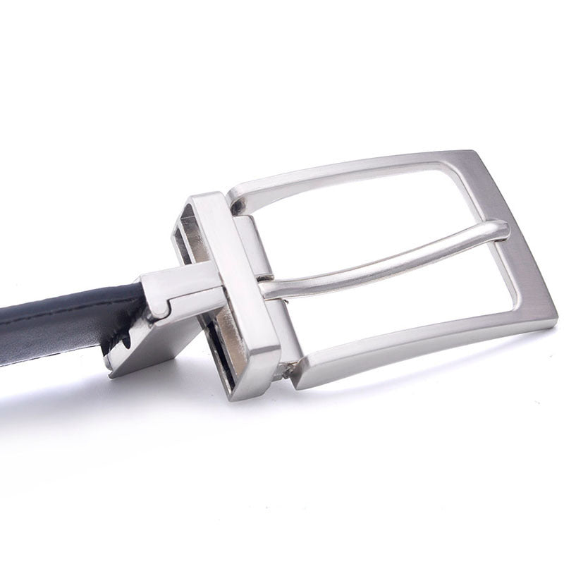 Men's Fashion Casual Rotating Pin Buckle Belt, Size 100cm-130cm