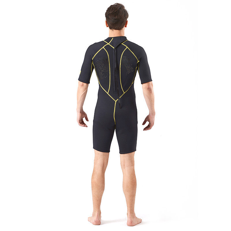 Back Zipper High-quality Fabric Surfing Suit Size: S - 3XL