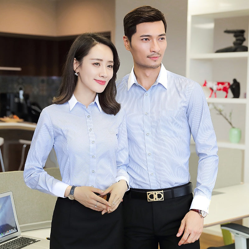 Mens and Teens Business Long-sleeve Cotton Shirt Sizes: S, M, L, XL, XXL, XXXL, XXXXL, 5XL