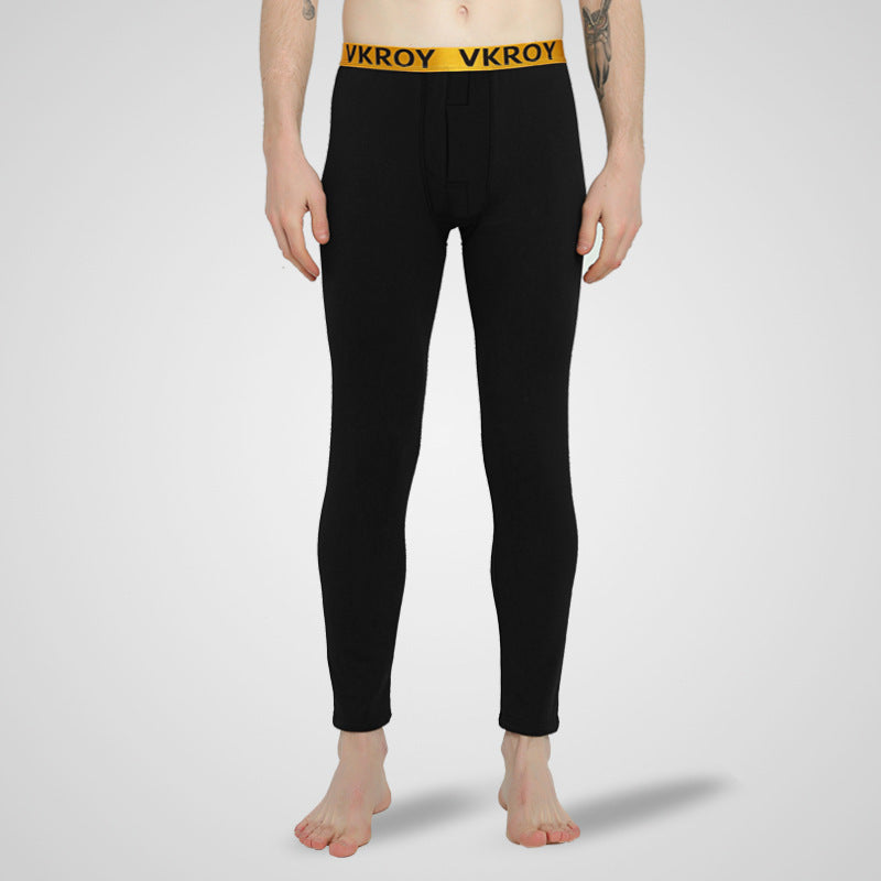 Inner Wear Plus Fleece Tight-fitting Bottoming Ultra-thin Trendy Cropped Underpants Cotton Wool Pants