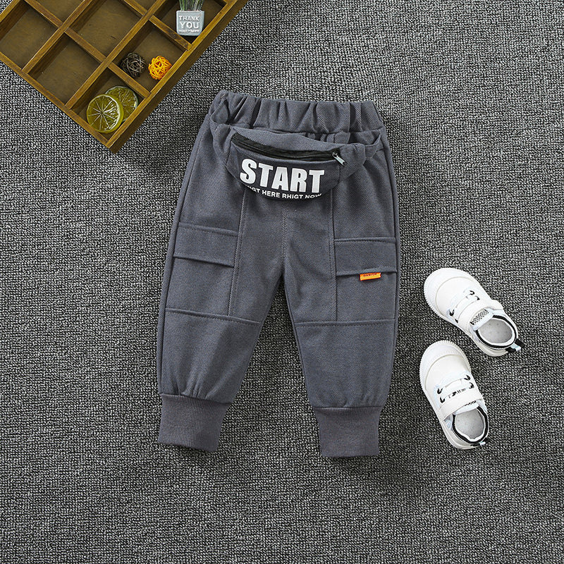 Boy's Western Style Casual Pants Children's Workwear