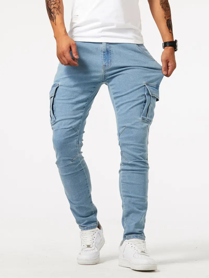 Men's Side Pocket Skinny Jeans