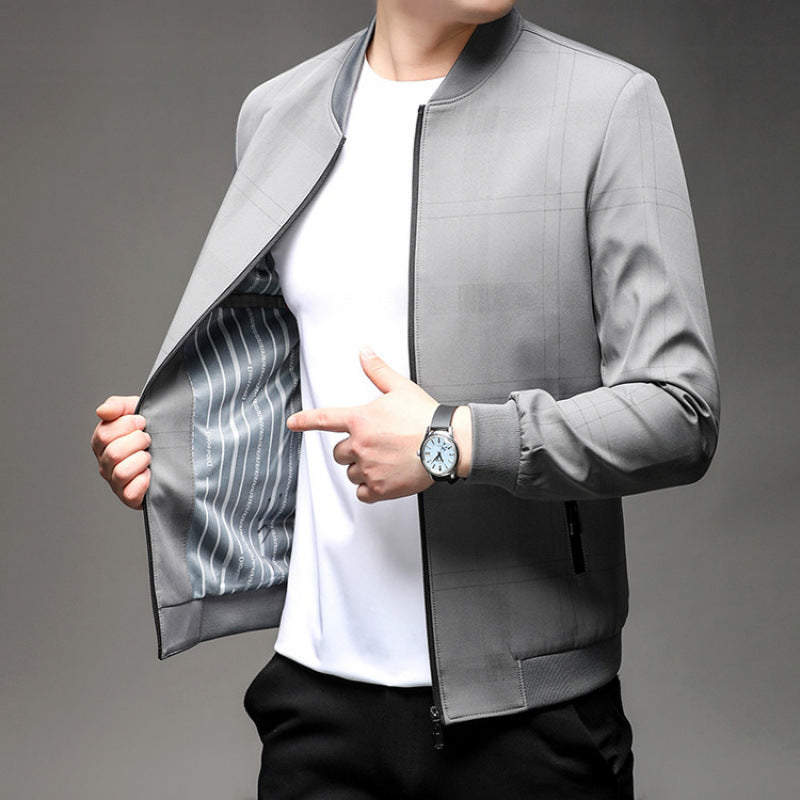 Men's Middle-aged And Young Dad's Top Thin Jacket For Men
