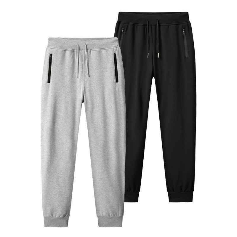 Thin Leisure Tappered Knitted Men's Track Pants Size: XL - 5XL